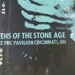 Queens Of The Stone Age - 2013 Print Mafia Poster Cincinnati Ohio PNC