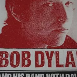 Bob Dylan - 2013 Print Mafia Poster Bethleham, PA Stabler Arena