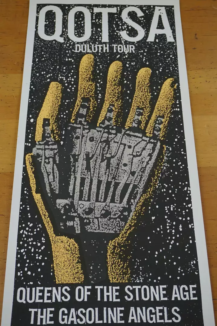 Queens Of The Stone Age - 2007 Print Mafia Poster Boise, Idaho QOTSA 4 Queens Of The Stone Age - 2007 Print Mafia Poster Boise, Idaho QOTSA