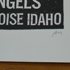 Queens Of The Stone Age - 2007 Print Mafia Poster Boise, Idaho QOTSA 17 Queens Of The Stone Age - 2007 Print Mafia Poster Boise, Idaho QOTSA