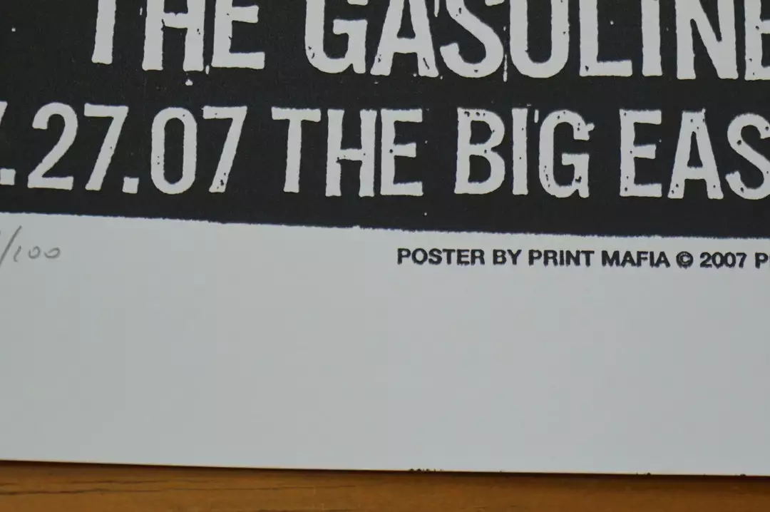 Queens Of The Stone Age - 2007 Print Mafia Poster Boise, Idaho QOTSA 10 Queens Of The Stone Age - 2007 Print Mafia Poster Boise, Idaho QOTSA