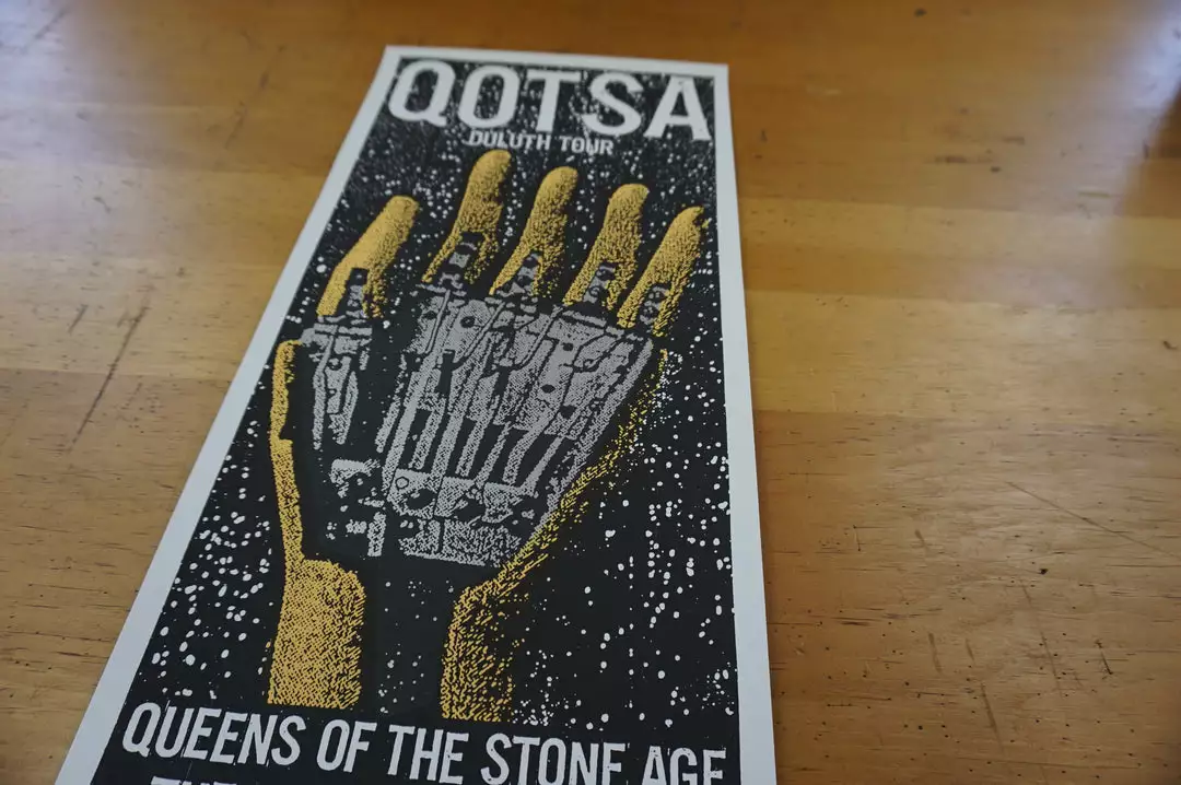 Queens Of The Stone Age - 2007 Print Mafia Poster Boise, Idaho QOTSA 11 Queens Of The Stone Age - 2007 Print Mafia Poster Boise, Idaho QOTSA