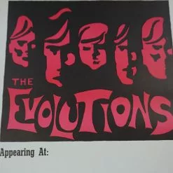Sold Out Posters Gig Posters The Evolutions - Limited Edition Vintage Poster Jack Green