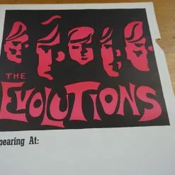 Sold Out Posters Gig Posters The Evolutions - Limited Edition Vintage Poster Jack Green 11 Sold Out Posters Gig Posters The Evolutions - Limited Edition Vintage Poster Jack Green