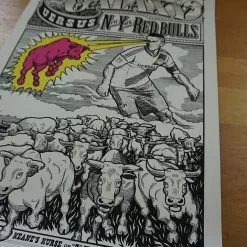 Art Prints LA Galaxy Vs. New York Red Bulls - 2014 Poster Ames Brothers 17 Art Prints LA Galaxy Vs. New York Red Bulls - 2014 Poster Ames Brothers