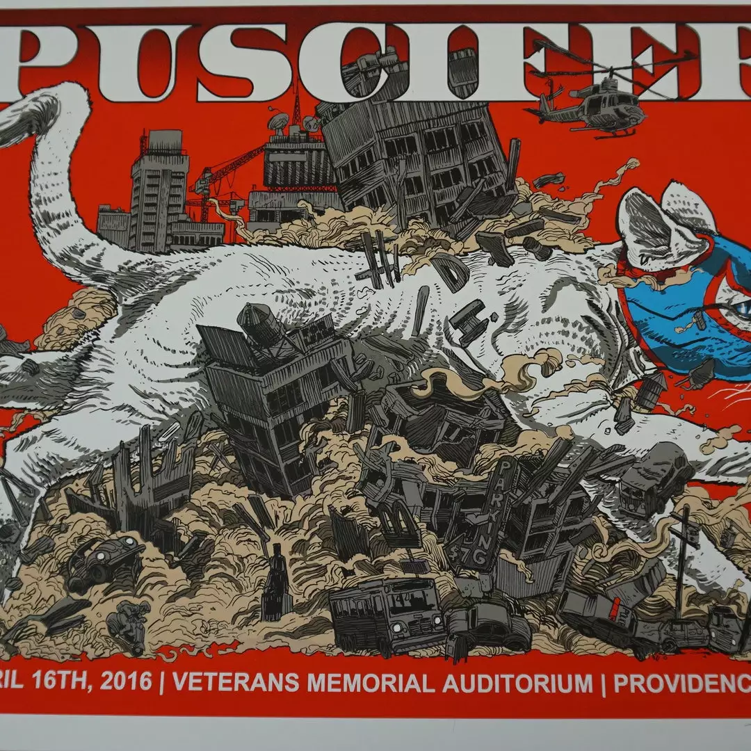 Gig Posters Puscifer - 2016 Tim Doyle AP Poster Signed Providence, RI Veterans 3 Gig Posters Puscifer - 2016 Tim Doyle AP Poster Signed Providence, RI Veterans