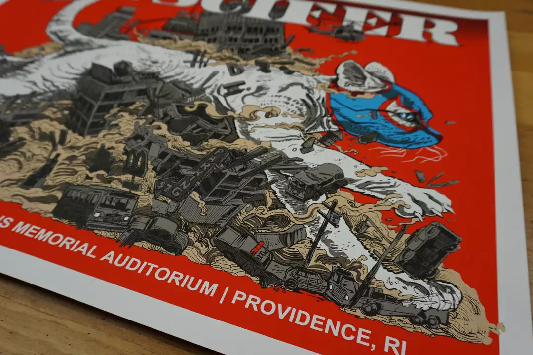 Gig Posters Puscifer - 2016 Tim Doyle AP Poster Signed Providence, RI Veterans 10 Gig Posters Puscifer - 2016 Tim Doyle AP Poster Signed Providence, RI Veterans