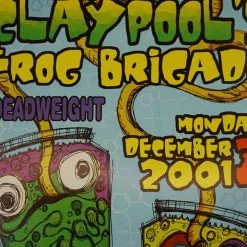 Gig Posters Les Claypool - 2001 Dawn Schaefer Bill Graham Poster Fillmore San Fran