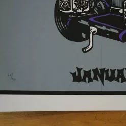 Gig Posters Graveyard - 2012 Billy Perkins Poster Mohawk Austin, TX