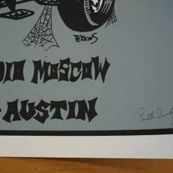 Gig Posters Graveyard - 2012 Billy Perkins Poster Mohawk Austin, TX