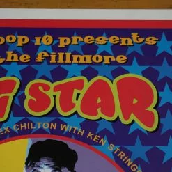 Big Star - 2002 Dennis Loren Poster Fillmore Auditorium