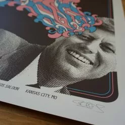 Black Joe Lewis - 2014 Billy Perkins Poster Kansas City, MO