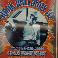 Hank Williams III - 2000 Dennis Loren Poster San Francisco Gig Posters