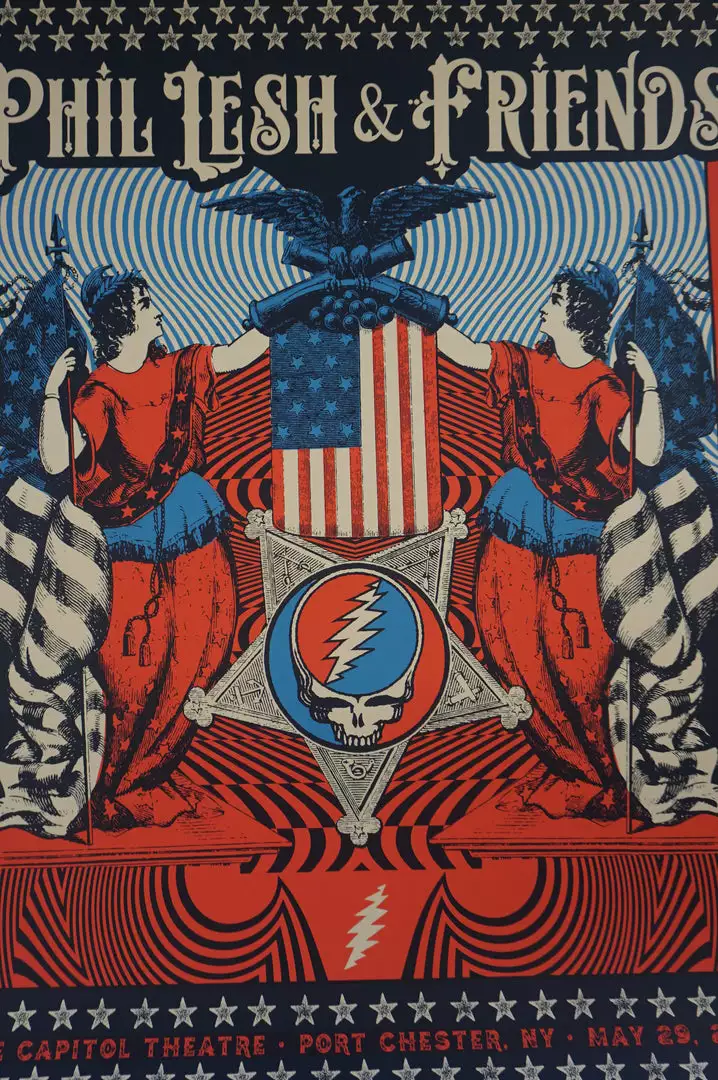 Phil Lesh & Friends - 2016 Status Serigraph Poster Grateful Dead 4 Phil Lesh & Friends - 2016 Status Serigraph Poster Grateful Dead