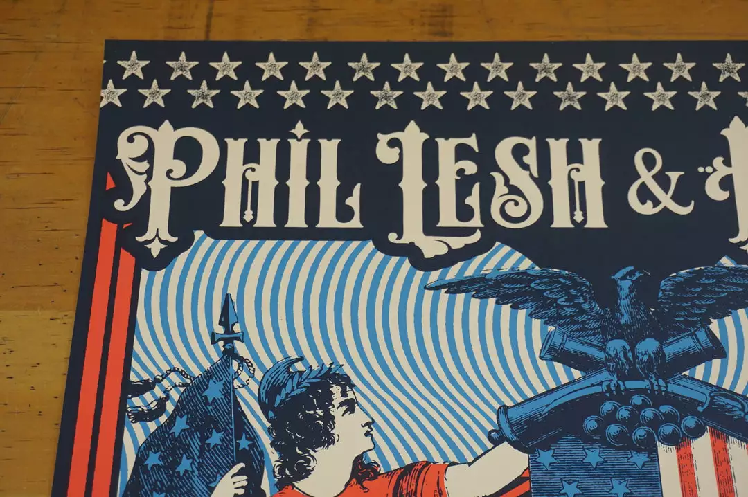 Phil Lesh & Friends - 2016 Status Serigraph Poster Grateful Dead 6 Phil Lesh & Friends - 2016 Status Serigraph Poster Grateful Dead