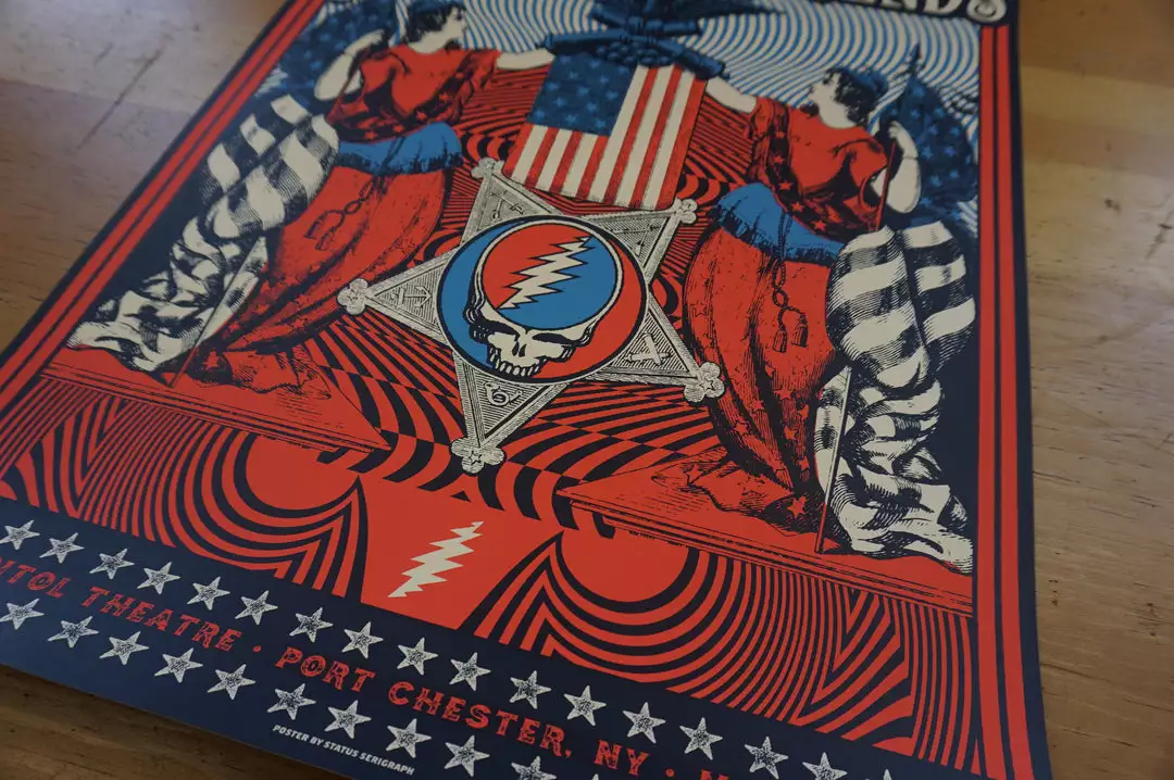 Phil Lesh & Friends - 2016 Status Serigraph Poster Grateful Dead 11 Phil Lesh & Friends - 2016 Status Serigraph Poster Grateful Dead