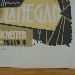 Queens Of The Stone Age Mark Lanegan - 2009 Guy Burwell Poster Greg Dulli Portland