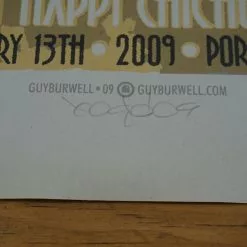 Queens Of The Stone Age Mark Lanegan - 2009 Guy Burwell Poster Greg Dulli Portland