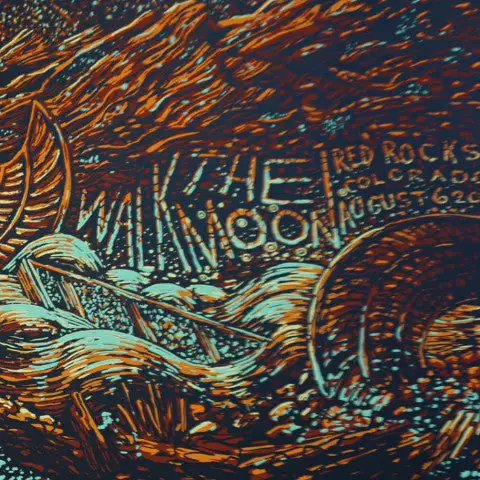 Colorado Walk The Moon - 2015 James Eads Poster Red Rocks, CO 3 Colorado Walk The Moon - 2015 James Eads Poster Red Rocks, CO