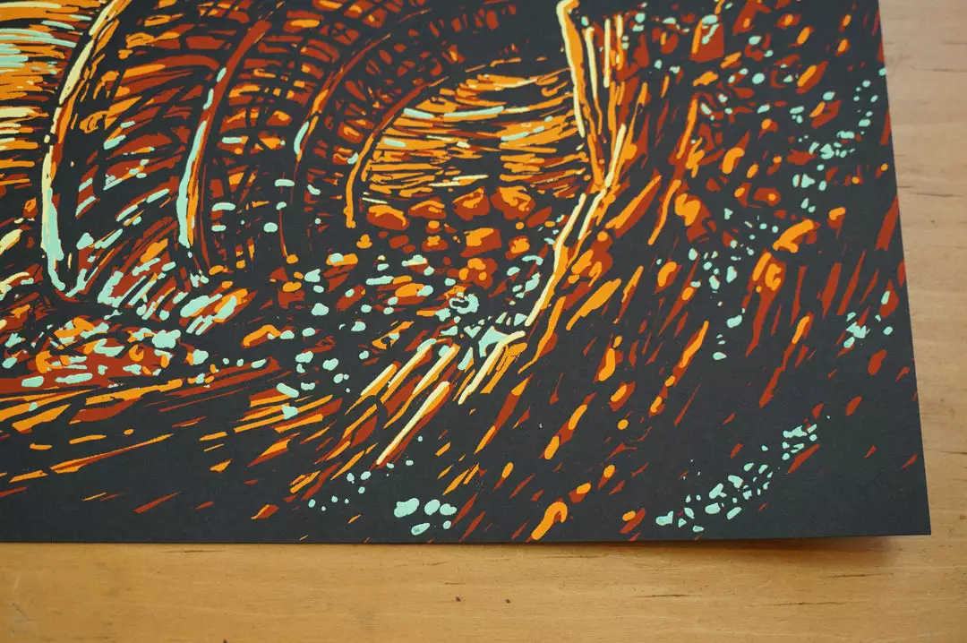 Colorado Walk The Moon - 2015 James Eads Poster Red Rocks, CO 6 Colorado Walk The Moon - 2015 James Eads Poster Red Rocks, CO