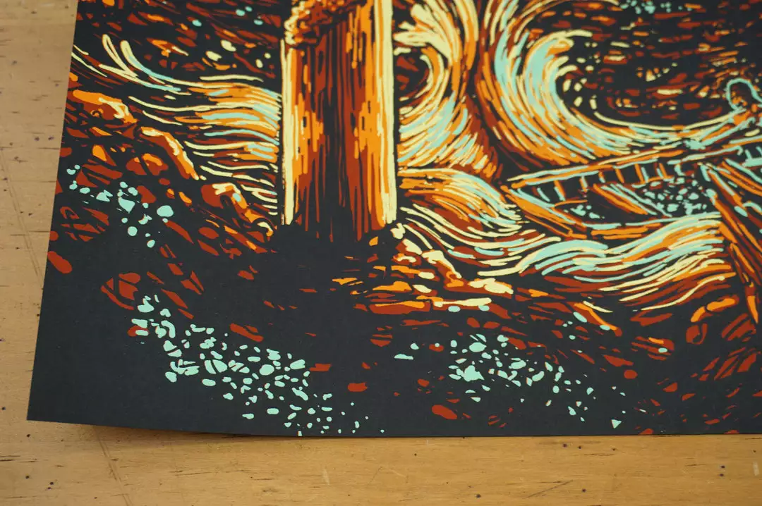 Colorado Walk The Moon - 2015 James Eads Poster Red Rocks, CO 7 Colorado Walk The Moon - 2015 James Eads Poster Red Rocks, CO
