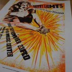 Pretty Lights - 2012 Carlos Hernandez Poster Houston, TX Bayou