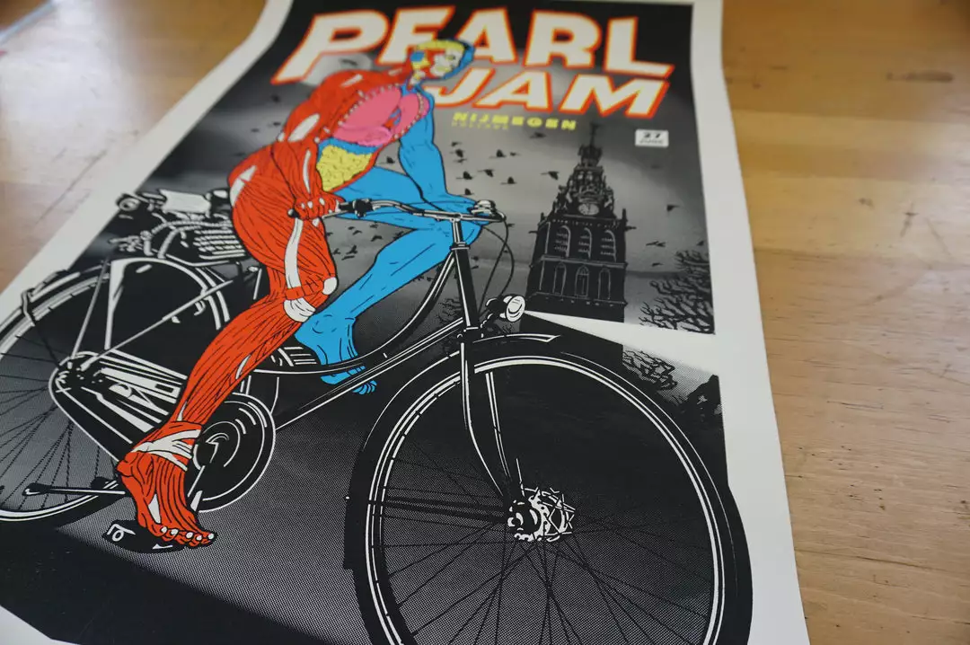 Pearl Jam - 2010 Ames Brothers Poster Nijmegen Holland 9 Pearl Jam - 2010 Ames Brothers Poster Nijmegen Holland