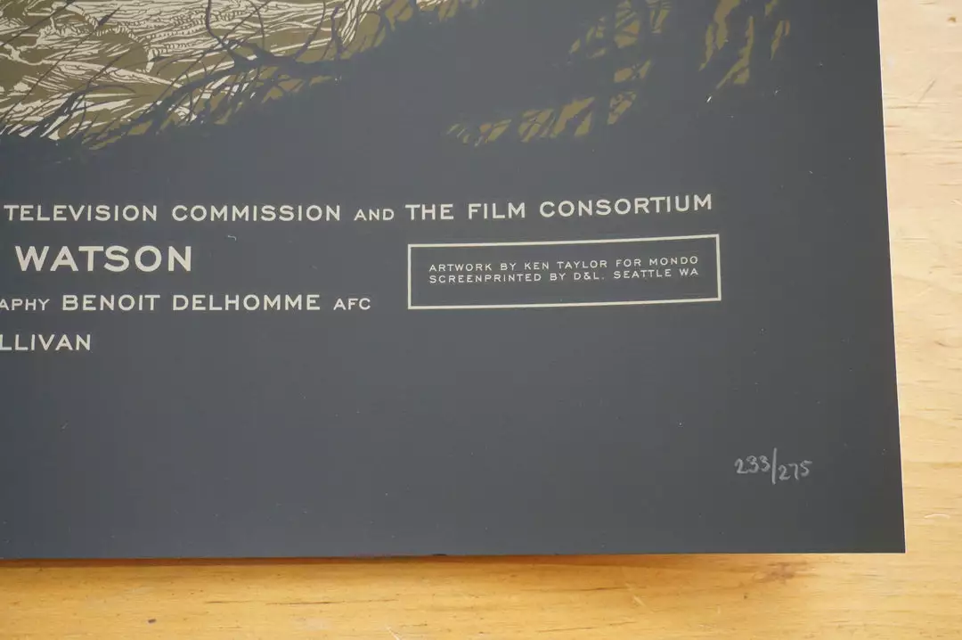 The Proposition - 2016 Ken Taylor Poster Movie/cinema MONDO 1st 8 The Proposition - 2016 Ken Taylor Poster Movie/cinema MONDO 1st