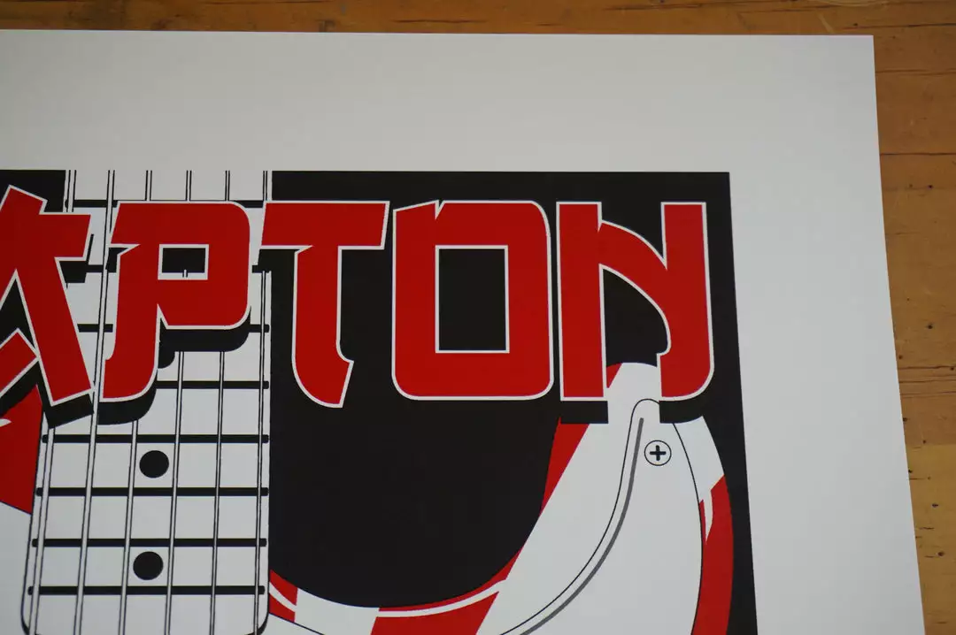 Firehouse Gig Posters Eric Clapton - 2016 Poster Tokyo Japan Budokan Hall 6 Firehouse Gig Posters Eric Clapton - 2016 Poster Tokyo Japan Budokan Hall