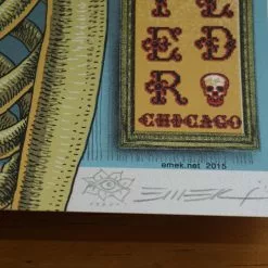 Grateful Dead Chicago - 2015 EMEK Poster Fare Thee Well 87/150 GD50