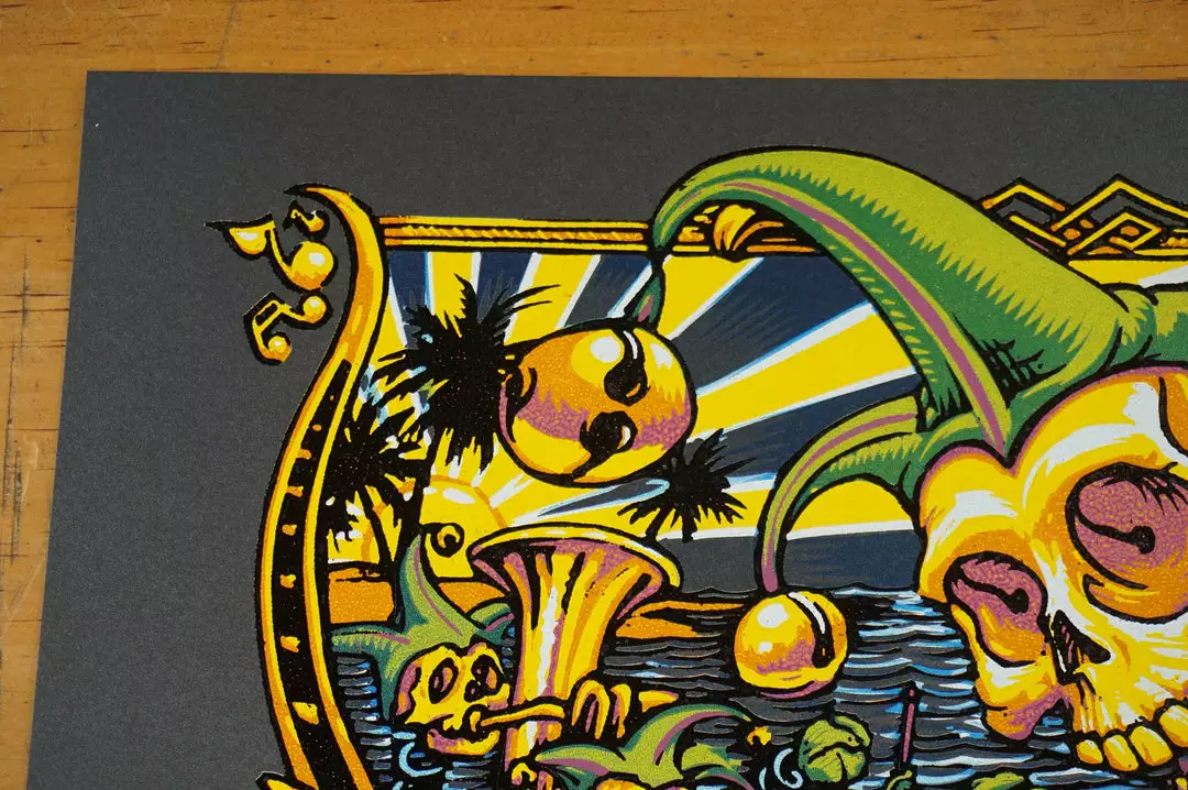 Gig Posters Fool's Paradise - 2016 AJ Masthay Poster Onyx Pearl St Augustine #6/9 5 Gig Posters Fool's Paradise - 2016 AJ Masthay Poster Onyx Pearl St Augustine #6/9