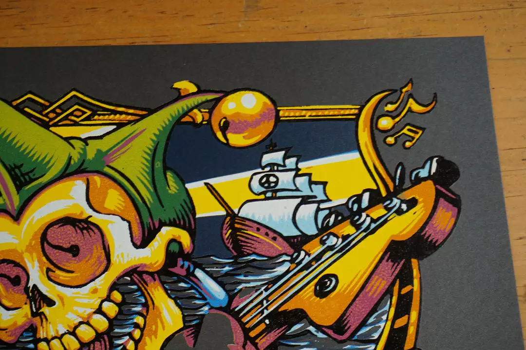 Gig Posters Fool's Paradise - 2016 AJ Masthay Poster Onyx Pearl St Augustine #6/9 6 Gig Posters Fool's Paradise - 2016 AJ Masthay Poster Onyx Pearl St Augustine #6/9