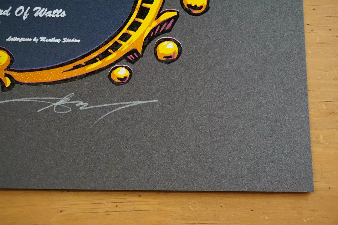 Gig Posters Fool's Paradise - 2016 AJ Masthay Poster Onyx Pearl St Augustine #6/9 7 Gig Posters Fool's Paradise - 2016 AJ Masthay Poster Onyx Pearl St Augustine #6/9