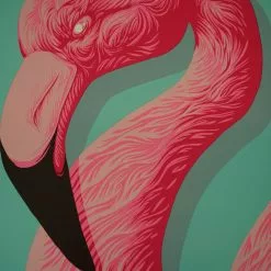 Art Prints Flamingo Queen - 2016 Andrew Ghrist Poster Galerie F