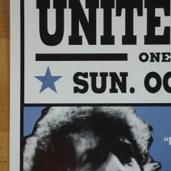 Bob Dylan - 1998 Geoff Gans Poster United Center Chicago, IL