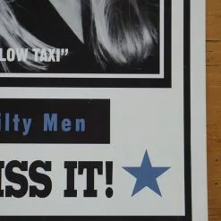 Bob Dylan - 1998 Geoff Gans Poster United Center Chicago, IL