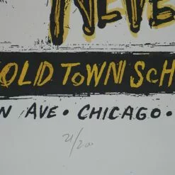 Sons Of The Never Wrong - 2009 Dan Grzeca Poster Old Town School