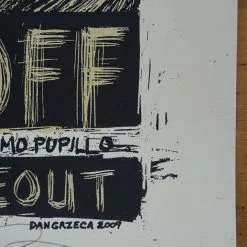 Off On Off - 2009 Dan Grzeca Poster Chicago, IL Hideout