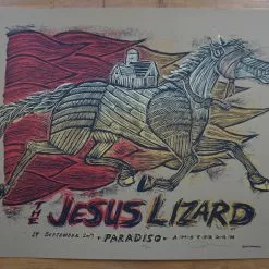 Gig Posters Jesus Lizard - 2009 Dan Grzeca Poster Amsterdam, NED Paradiso