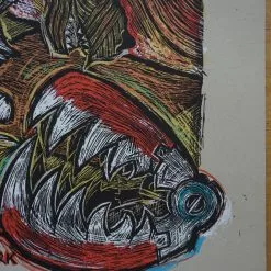 Jesus Lizard - 2009 Dan Grzeca Poster Chicago, IL Union Park