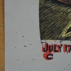 Jesus Lizard - 2009 Dan Grzeca Poster Chicago, IL Union Park