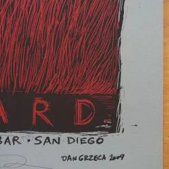 Graveyard - 2009 Dan Grzeca Poster San Diego, CA Pink Bar Gig Posters 13 Graveyard - 2009 Dan Grzeca Poster San Diego, CA Pink Bar Gig Posters