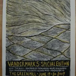 Vandermark 5 - 2009 Dan Grzeca Poster Special Edition Chicago The Green Mill