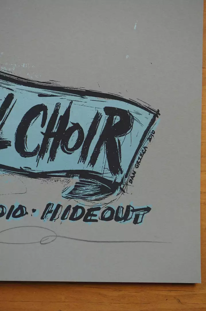 Retribution Gospel Choir - 2010 Dan Grzeca Poster Chicago The Hideout Chicago, IL 7 Retribution Gospel Choir - 2010 Dan Grzeca Poster Chicago The Hideout Chicago, IL