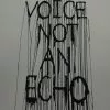 Be A Voice Not An Echo - 2015 Hijack Poster Street Art Brainwash Mr Brainwash
