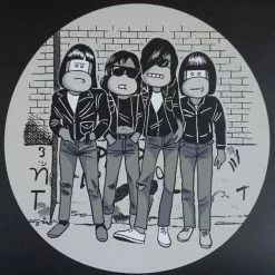 Ramonkeys - 2016 Mosher The Ramones Poster Chicago Street Artist