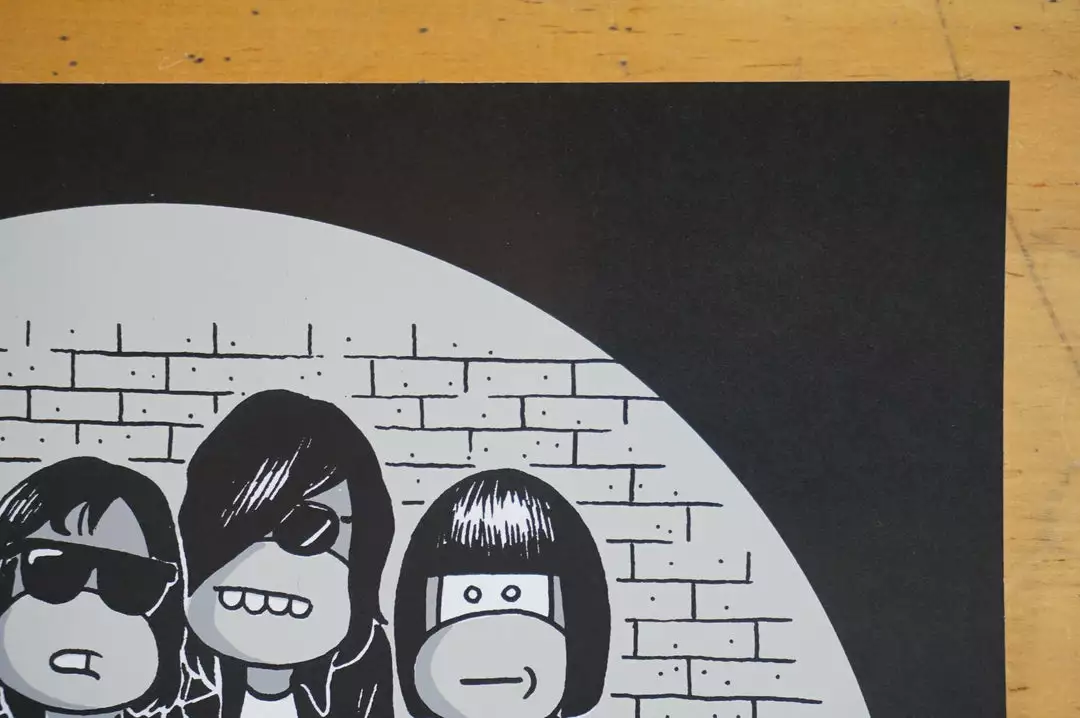 Ramonkeys - 2016 Mosher The Ramones Poster Chicago Street Artist 7 Ramonkeys - 2016 Mosher The Ramones Poster Chicago Street Artist