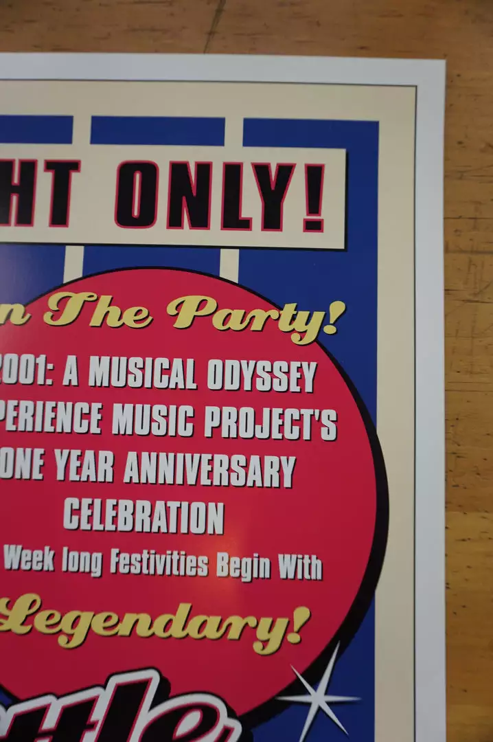 Little Richard - 2001 Dennis Loren Poster Seattle Sky Church 6 Little Richard - 2001 Dennis Loren Poster Seattle Sky Church