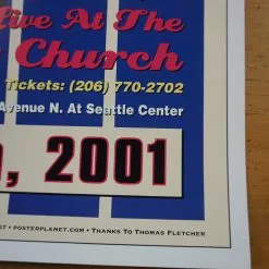 Little Richard - 2001 Dennis Loren Poster Seattle Sky Church 12 Little Richard - 2001 Dennis Loren Poster Seattle Sky Church