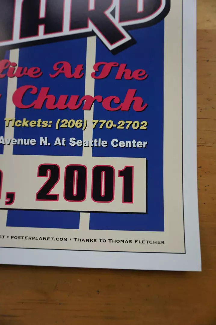 Little Richard - 2001 Dennis Loren Poster Seattle Sky Church 7 Little Richard - 2001 Dennis Loren Poster Seattle Sky Church